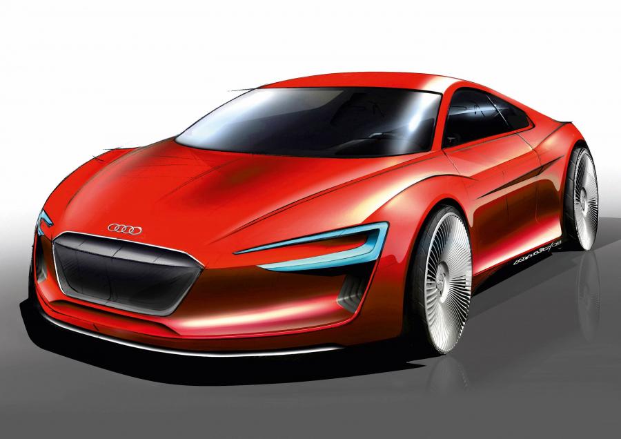 Эскиз Audi e-Tron Concept 2009 года  (фото 59 из 68)